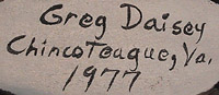 Greg Daisey signature