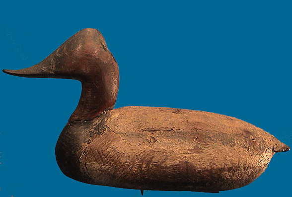 1928 Ward Brothers Knob head  Canvasback