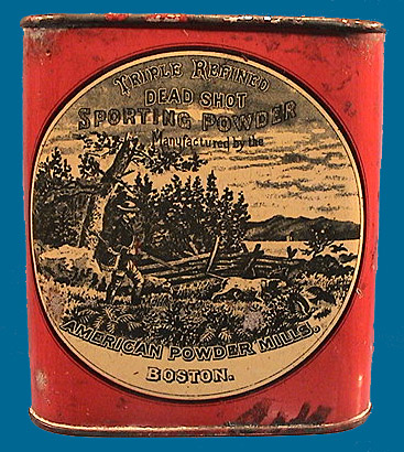 American Powder Mills tin