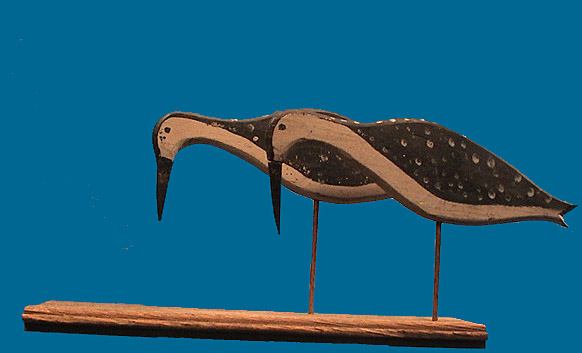 Early Mass. Shorebird flattie pair