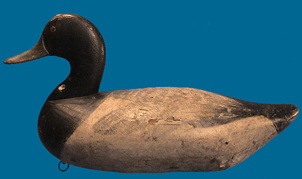 Super early Bluebill by James "Jim" Currier, Harve de Grace, Maryland