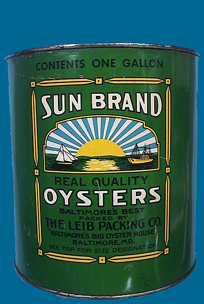 Sun Brand Oyster can