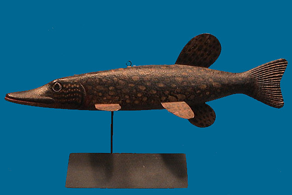 Scarce Mark McNair Pike fish decoy