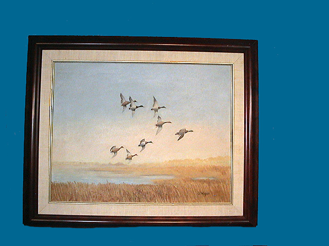 Ward Mallard painting