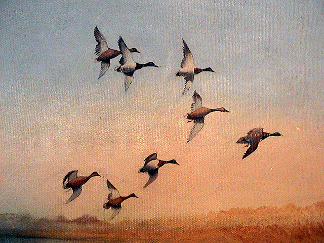 Ward Mallard painting